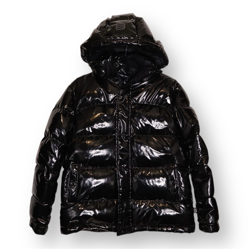 Aritzia The Super Puff Liquid Shine Women’s xs  black